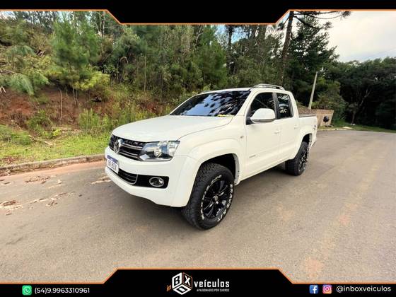 VOLKSWAGEN AMAROK 2.0 HIGHLINE 4X4 CD 16V TURBO INTERCOOLER DIESEL 4P AUTOMÁTICO VOLKSWAGEN AMAROK 2.0 HIGHLINE 4X4 CD 16V TURBO INTERCOOLER DIESEL 4P AUTOMÁTICO